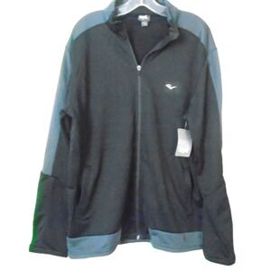 Everlast Jacket sz L Black Boxing Full Zip NEW Gym Training Coat Men's